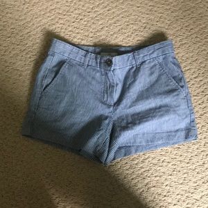 Gap railroad twill striped shorts